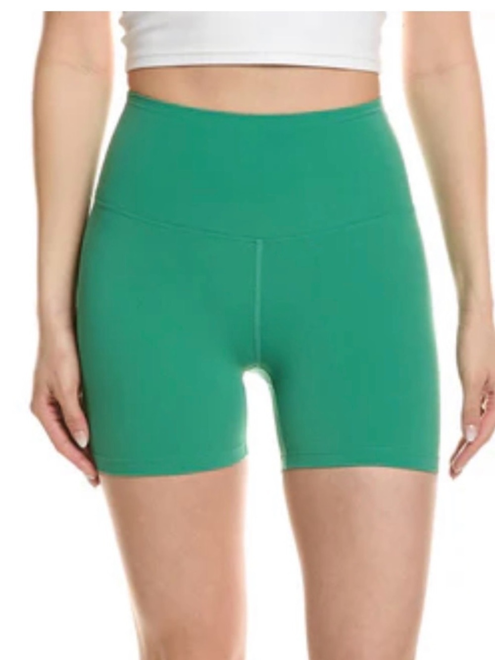 YEAR OF OURS - STRETCH SHORTS-SIZE S-EMERALD GREEN- GOOD CONDITION!